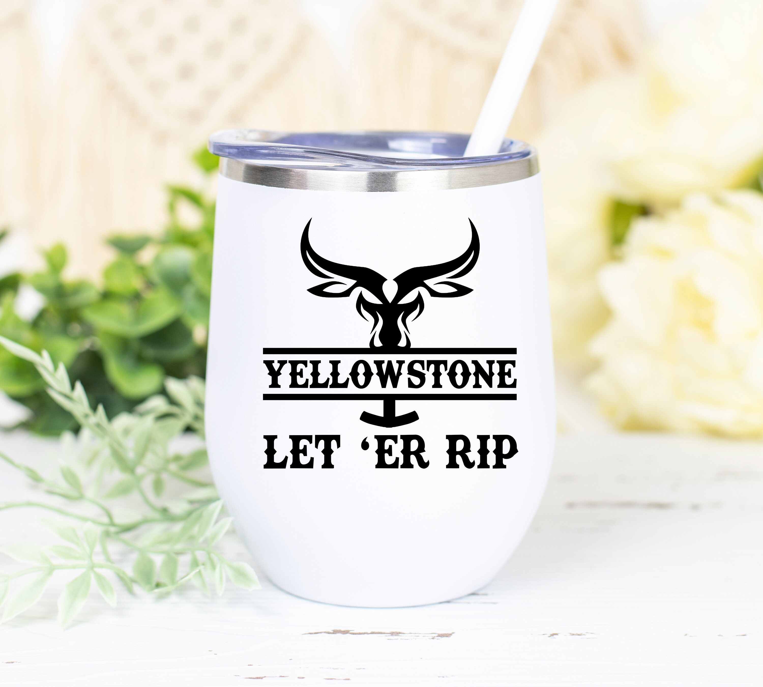 Let 'Er Rip - Insulated Wine Tumbler - Rip Wheeler - Yellowstone …