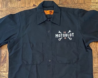 Motoblot 2021 Red Cap Work Shirt without Patches