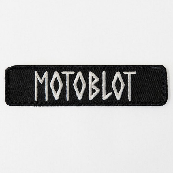Motoblot 2022 Embroidered Strip Jacket Patch