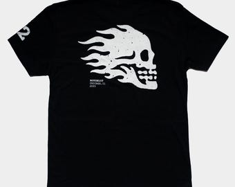 Motoblot 2025 Flaming Skull T-Shirt