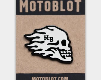 Motoblot 2025 Flaming Skull Event Pin