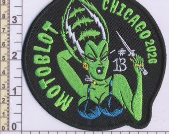 Motoblot 2026 "The Bride" Jacket Patch - 4" Across