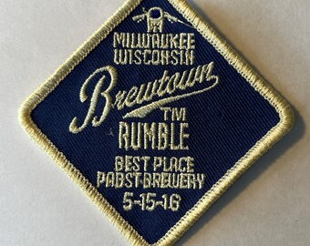 Brewtown Rumble (2016) Milwaukee Wisconsin Motorcycle Event Jacket Patch