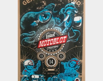MOTOBLOT 2014 "NO. 1" Limited Edition Silkscreen Poster