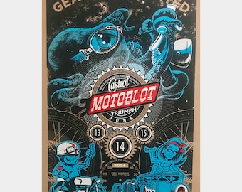 MOTOBLOT 2014 "NO. 1" Limited Edition Silkscreen Poster
