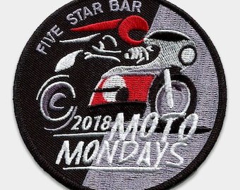 Motorcycle Mondays Chicago 2018 Embroidered Patch