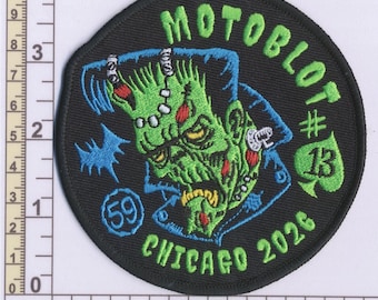 Motoblot 2026 "Frankie" Jacket Patch - 4" Across