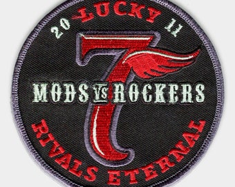 Mods vs Rockers 2011 "Rivals Eternal" Embroidered Patch
