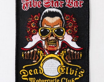 Dead Elvis Motorcycle Club Embroidered Patch