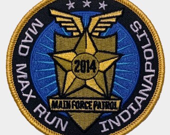 Mad Max Run Indianapolis 2014 Embroidered Jacket Patch