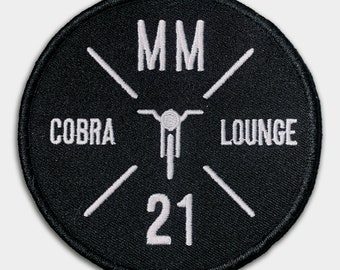 Motorcycle Mondays Chicago 2021 Embroidered Jacket Patch (Cobra Lounge)