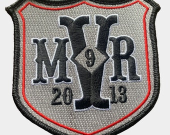Mods vs Rockers Chicago 2013 "MvR" Embroidered Jacket Patch