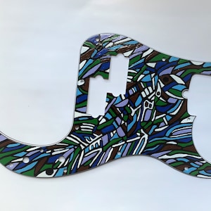 Sue's Handpainted Fender Precision Bass Pickguard