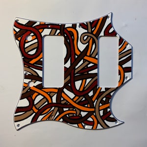 Sue’s Handpainted SG Pickguard - Cords 2