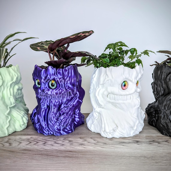 モンスタープランター、ハロウィンのかわいいデコレーション、ホラー