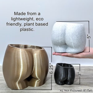 Butt Planter Booty Pot Woman Body Planters Nude Cheeky - Etsy