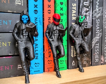 Lights Out boekenplankdecor, Into the Darkness Book Nook Lover Gift, Game On Dark Romance decoratie, smut schoolse cadeaus, Caught Up Biker Tok
