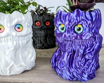 モンスタープランター、ハロウィンのかわいいデコレーション、ホラー