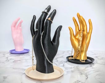 Porte-bagues et porte-bijoux, porte-bijoux pour bagues, colliers et bracelets, arbre à colliers, attrape-pierres pour bijoux et bibelots