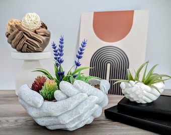 Hand Planter - Hands Bowl - Jewelry Holder