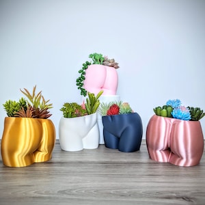 Butt Planter Booty Pot Woman Body Planters Nude Cheeky Plant Pot Vase image 9