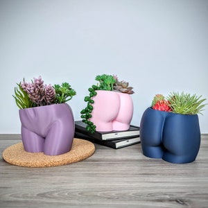 Butt Planter Booty Pot Woman Body Planters Nude Cheeky Plant Pot Vase image 4