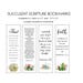 Succulent Bible Verse Bookmarks: Printable Scripture Gift (digital ...