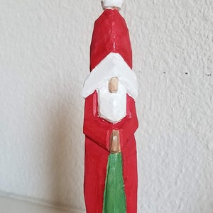 Santa Claus Wood Carving