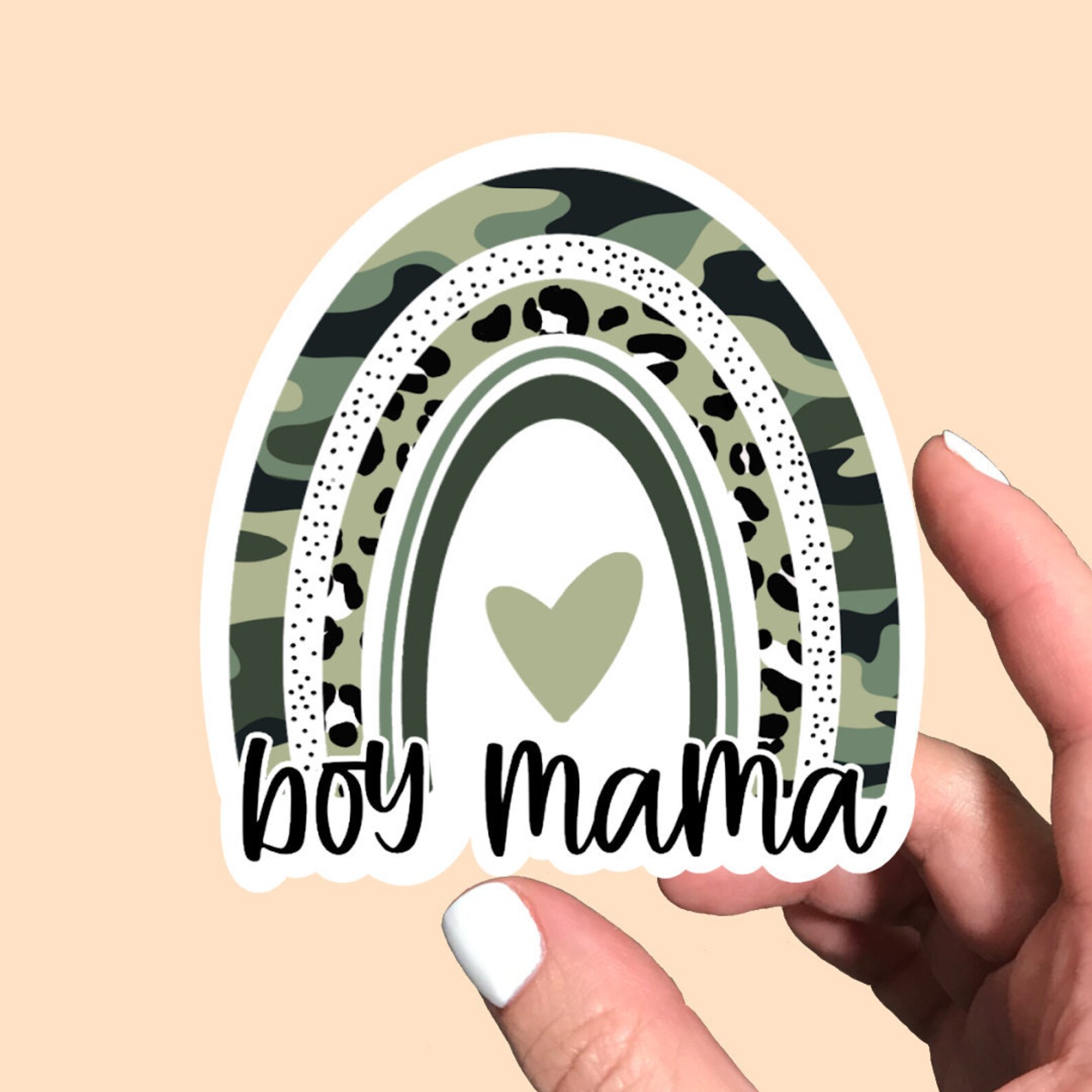 Boy Mama Sticker Mommy Sticker Rainbow Mama Sticker Etsy