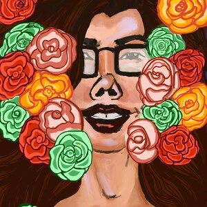 8x 10 Original Kunstdruck mit dem Titel &quot;Acknowledge the Roses&quot;