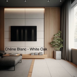 3D Wall Panel Lattes 12&#39;&#39; x 96&#39;&#39; *2 Pack* Sound Diffuser, Wall design, Easy Installation