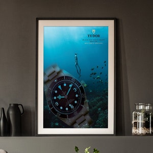 Tudor Black Bay Bronze Boutique Edition Poster | Watch Art Print | Gift for Divers, Collectors & Vintage Watch Fans
