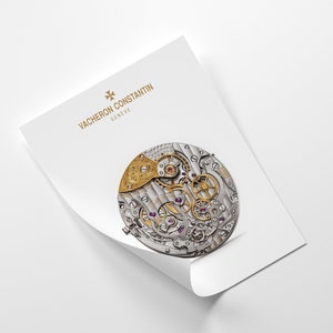 Vacheron Constantin Movement Poster – Luxury Mechanical Watch Wall Art for Collectors