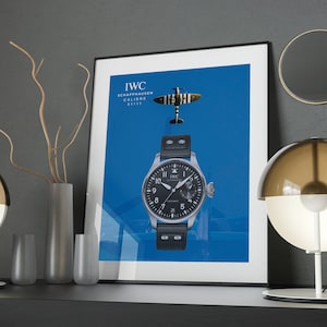 Iwc big outlet pilot wall clock