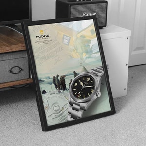 Tudor Ranger Poster | Luxury Watch Art Print | Ideal Gift for Watch Enthusiasts