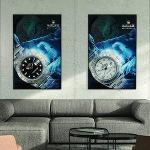 Rolex Explorer II Poster | Luxury Watch Art Print | Perfect Gift for Watch Enthusiasts & Collectors