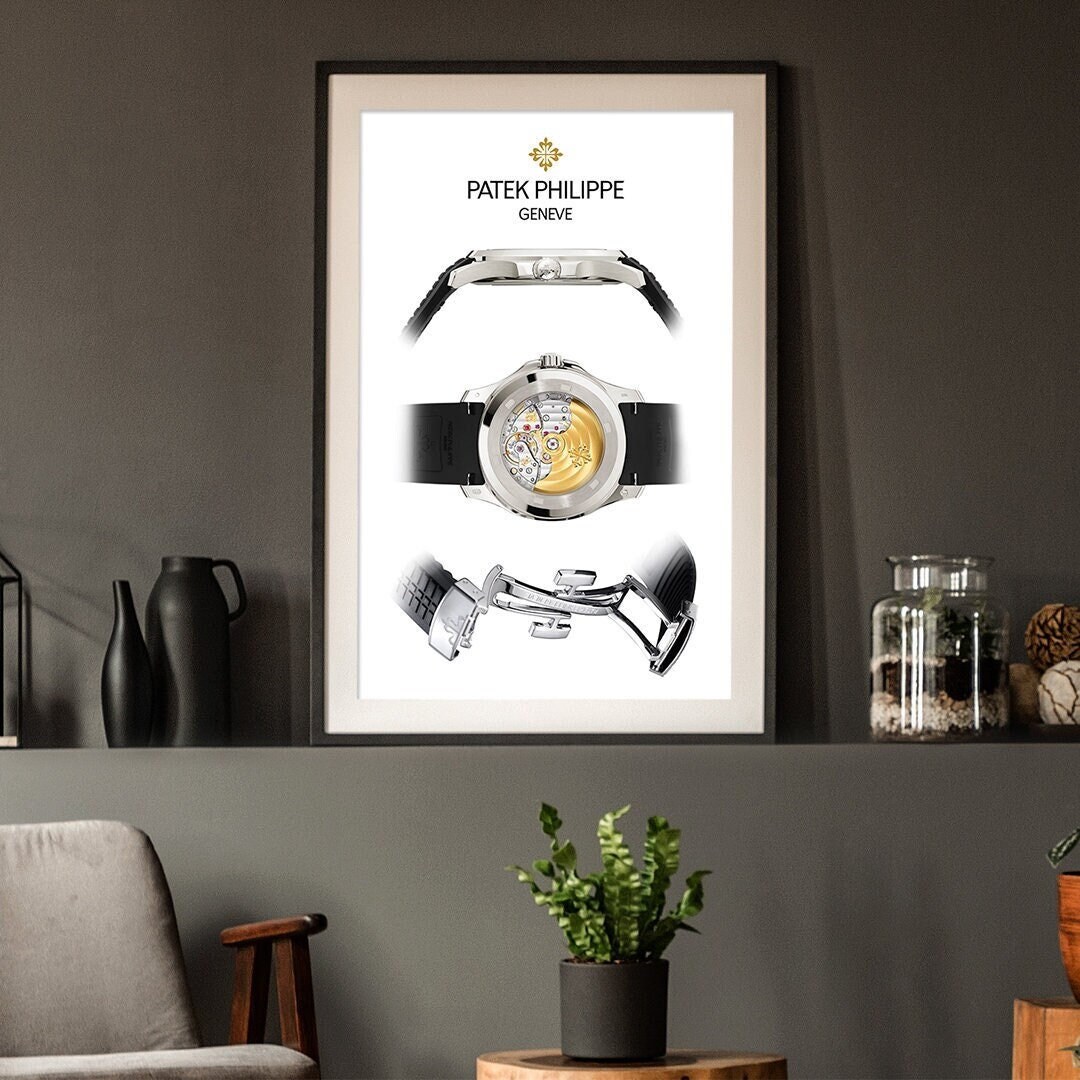 PP Aquanaut Black Dial Poster, Watch Print, Watch Poster Etsy