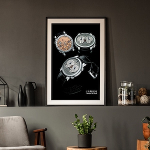 F.P. Journe Chronomètre à Résonance Watch Poster | Luxury Watch Art Print | Gift for Watch Collectors & Horology Enthusiasts