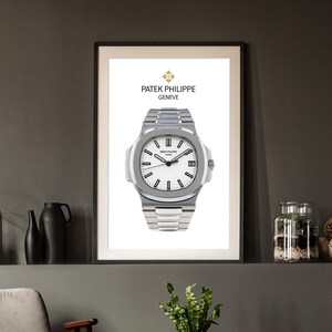 PP Nautilus 5711/1a-011 Poster, Watch poster, watch print, watch art, Gifts for him