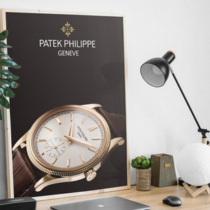 Patek Philippe Calatrava Poster | Luxury Watch Art Print | Gift for Watch Collectors & Horology Enthusiasts