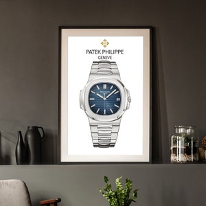 Patek Philippe Nautilus 5711 Watch Poster | Luxury Watch Art Print | Gift for Watch Collectors & Horology Enthusiasts