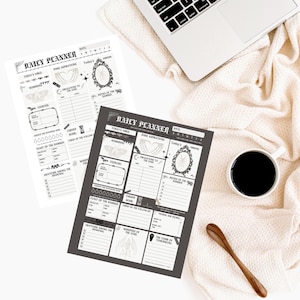 Gothic Daily Planner, Daily Printable Planner, Corporate Goth Planner ...