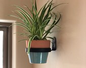 modern farmhouse plant hangers. pot sconce hanger. wall plant holder. 4 quot and 6 quot sizes