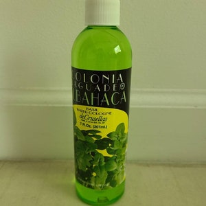 Albahaca Basil Cologne 7 fl oz  De Crusellas Santeria Espitismo Misa Bano