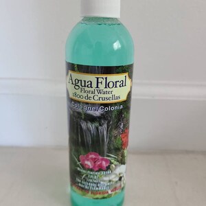 Agua Florida Cologne 7 fl oz  De Crusellas Santeria Espitismo Misa Bano