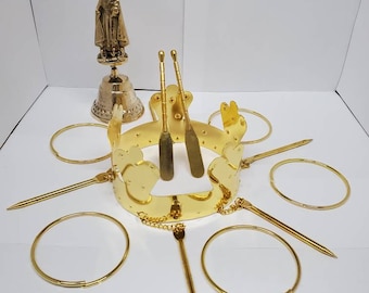 Herramienta De Ochun con Campana Oshun Tools with Bell Santeria Yalorde Santo Osha Yoruba