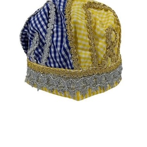 Gorro de Las Dos Agua Hat Yemaya y Ochun Ginga Santeria Osha Santo Ifa Palo