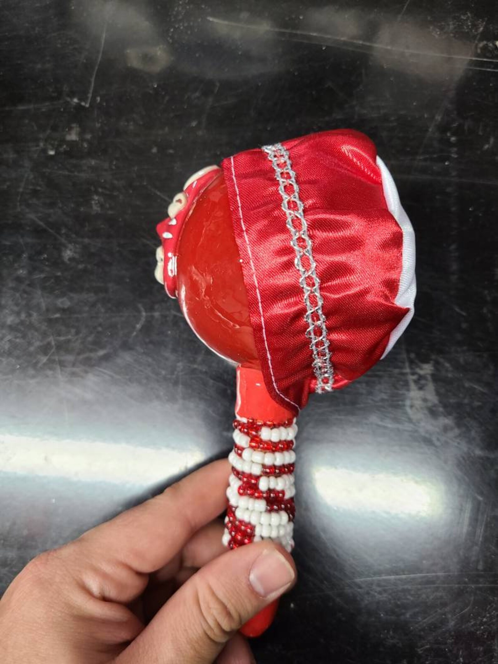 Maraca Shango Rattle Kabiosile Chango Santeria Osha Santo | Etsy