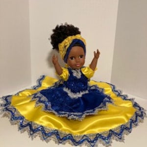 Boneca Muneca de Las Dos Agua Santeria Egun Palo Yemaya Ochun
