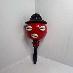 Elegua Maraca Eleggua Rattle Eshu Santeria Osha Santo